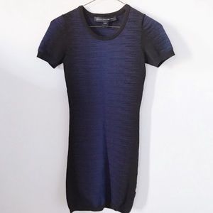 3 FOR $25 FRENCH CONNECTION Blue/Black Dress